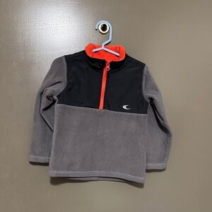Carter's Orange and Gray Fleece Pullover